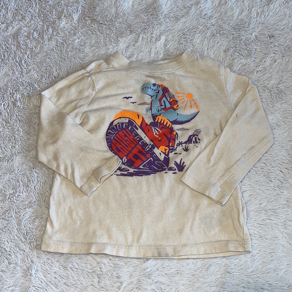 (3 for $10) old navy long sleeve 18-24 month Dinosaur top baby boy clothing 🦕